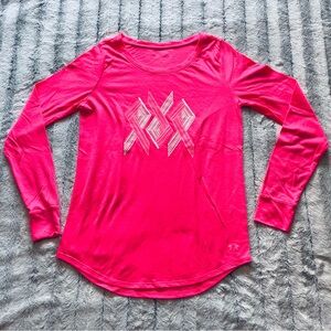 Under Armour long sleeve breast cancer awareness